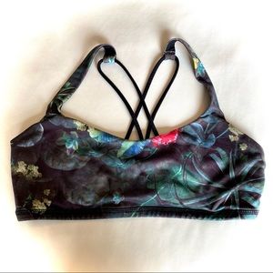 Lululemon Tropical Medium Support Sport Bra